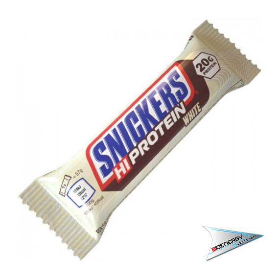 Mars-SNICKERS HI PROTEIN WHITE BAR (Confezione 12 barrette da 57 gr)     